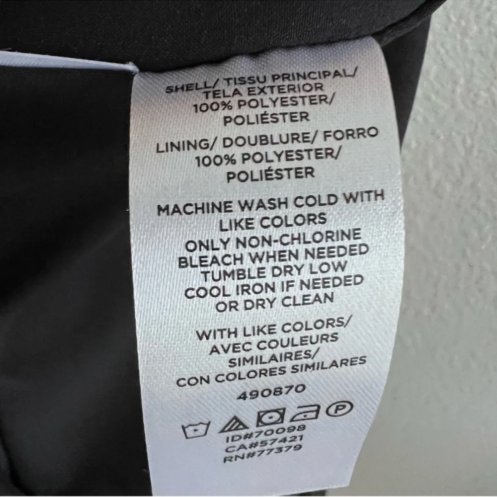 Ann Taylor Black Skirt Career Back Zip Work Office 14 - Picture 5 of 6